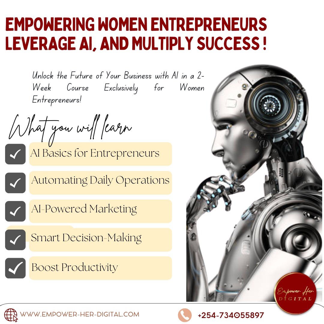 AI for Women Entrepreneurs: Simplify Business, Amplify Success!